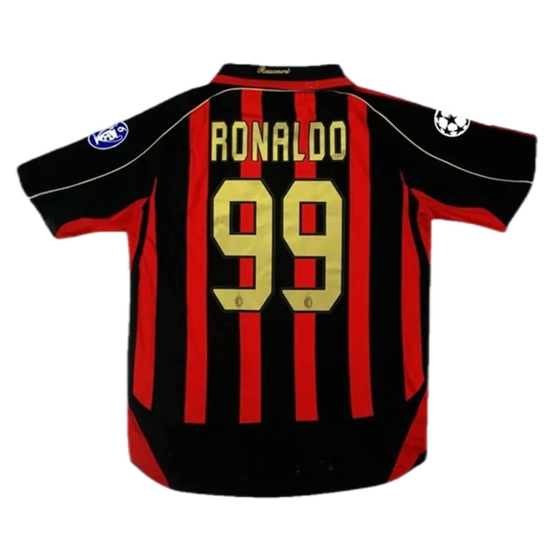 AC Milan Ronaldo #99 Retro Jersey Home 2006/07