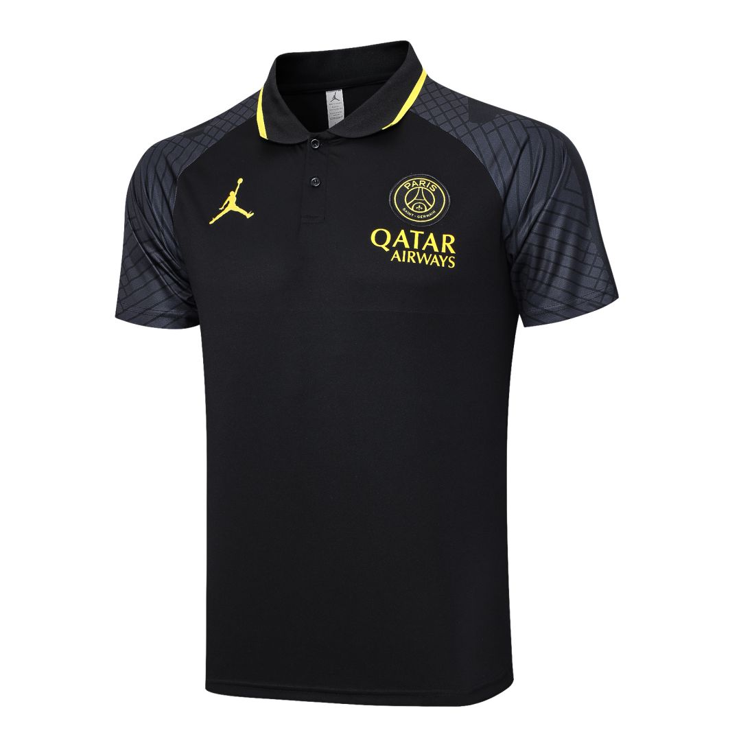 PSG x Jordan Core Polo Shirt Black 2023/24