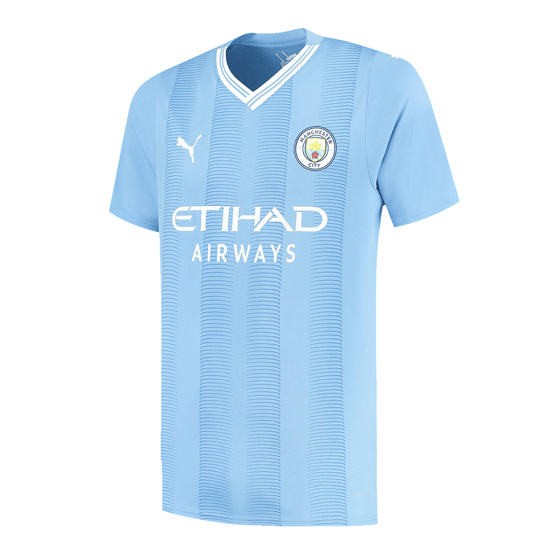 [Super Replica] Manchester City HAALAND #9 UCL Printing Home Jersey 2023/24