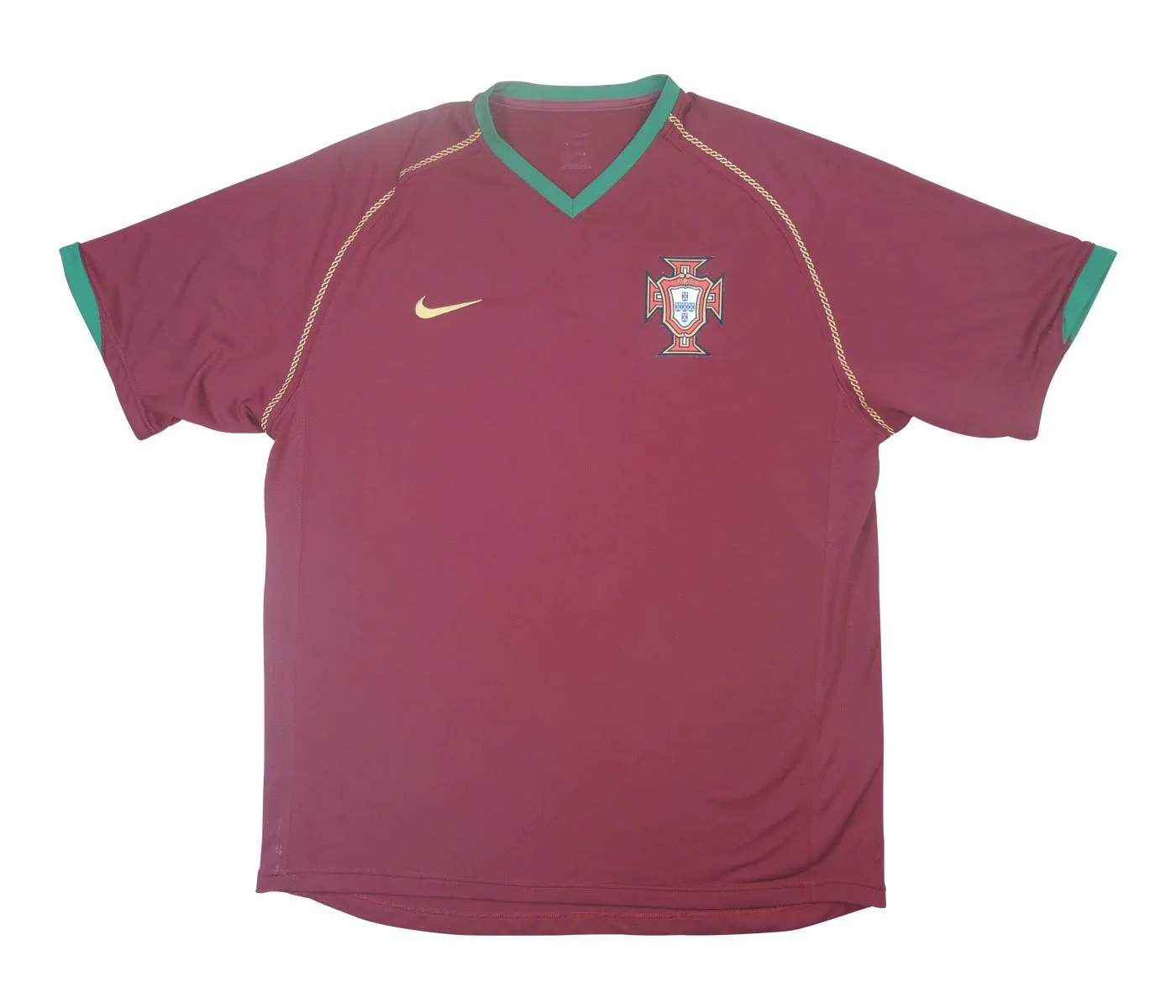 Portugal Retro Home Jersey World Cup 2006