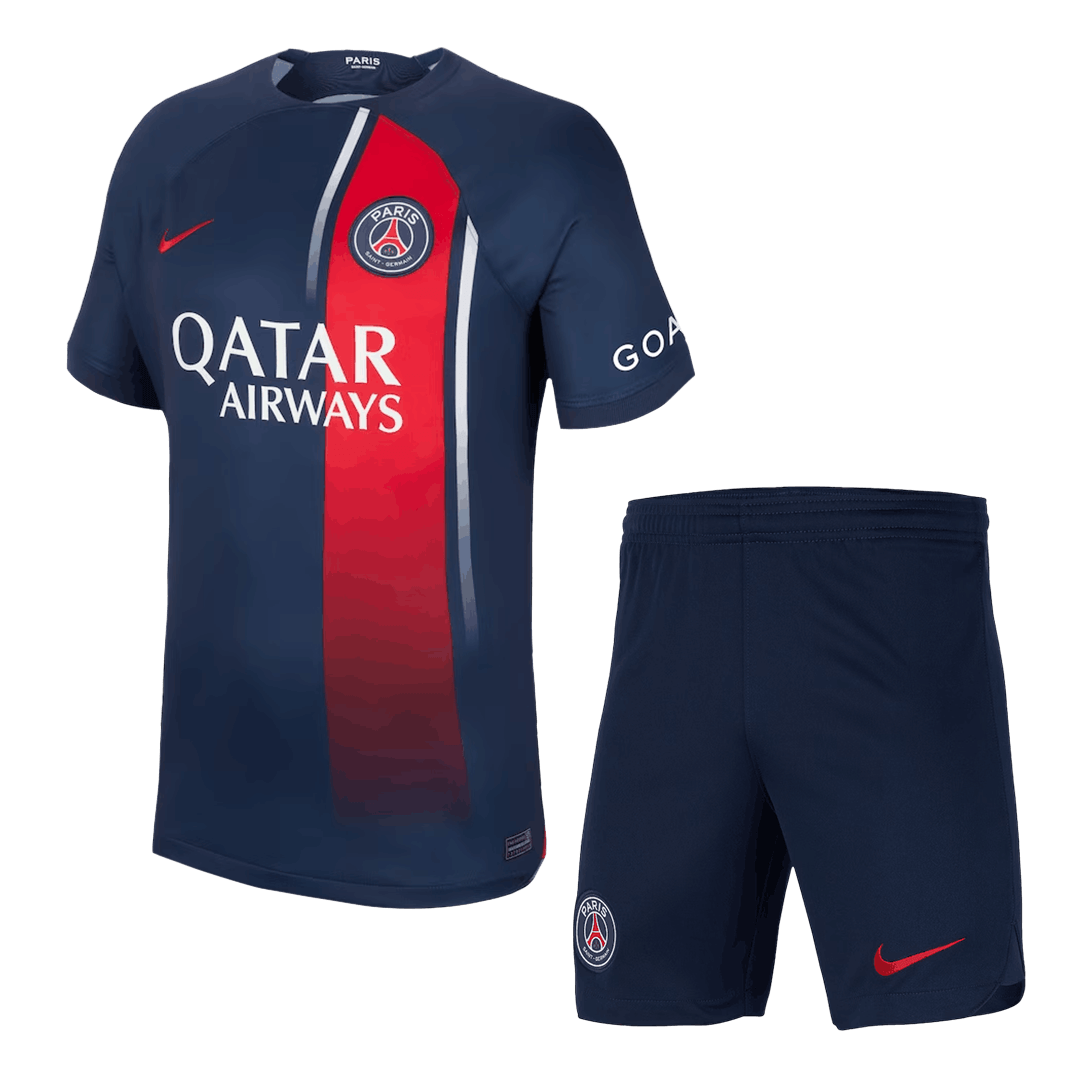 PSG Home Whole Kit Jersey+Shorts+Socks 2023/24
