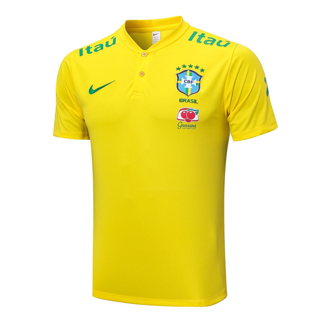 Brazil Polo Shirt Yellow 2022/23