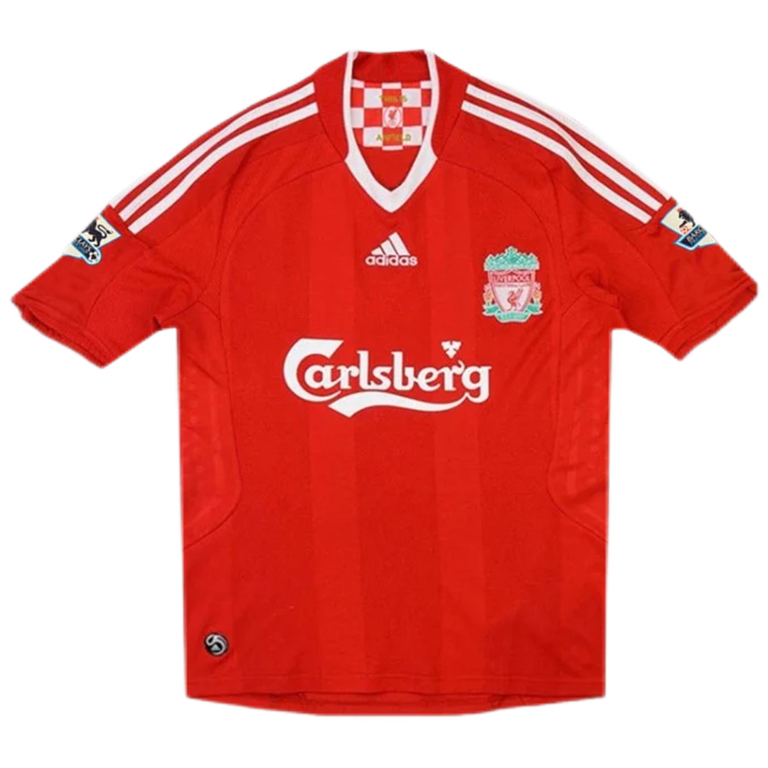 Liverpool Gerrard #8 Retro Home Jersey 2008/09