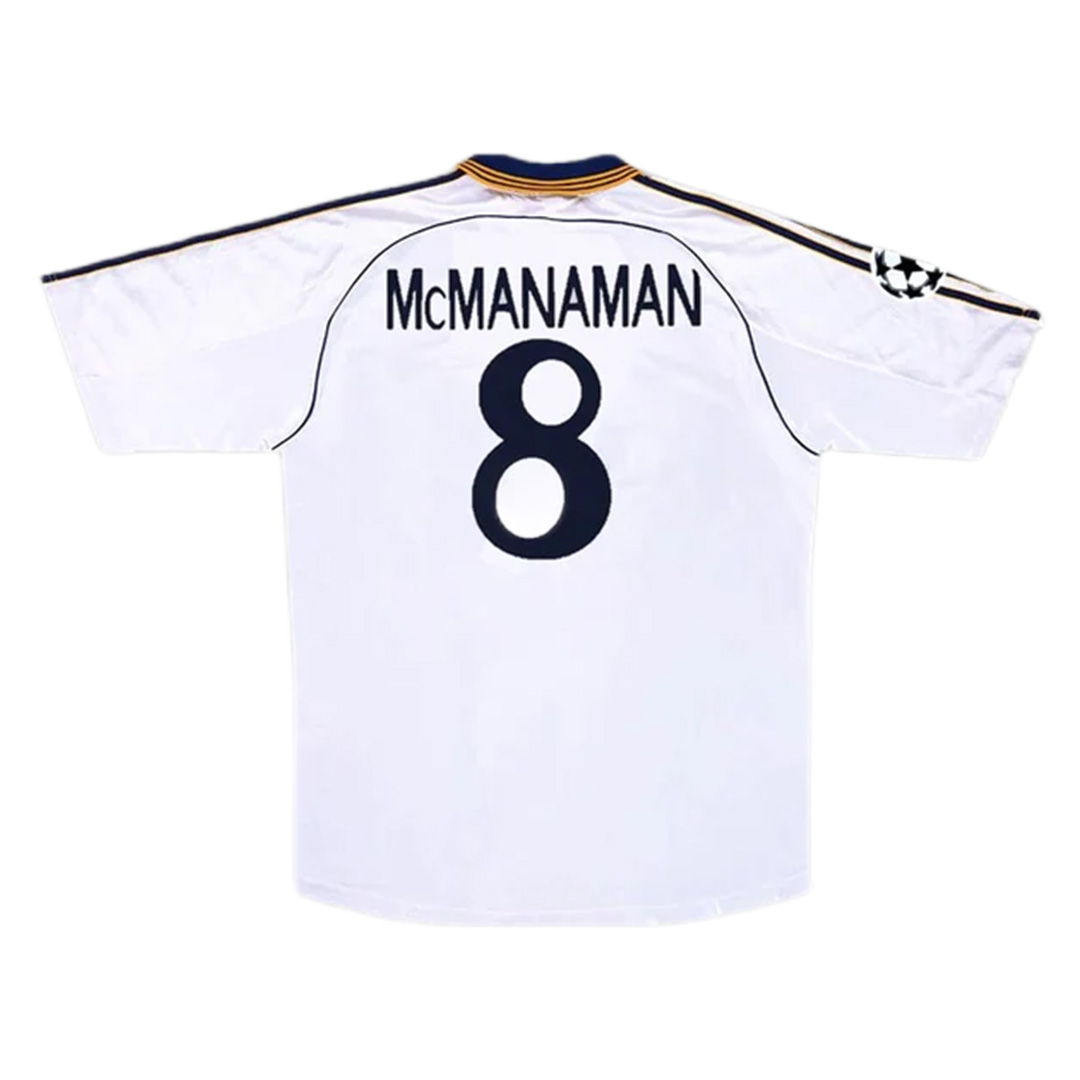 Real Madrid McMANAMAN #8 Retro Jersey Home 1998/00