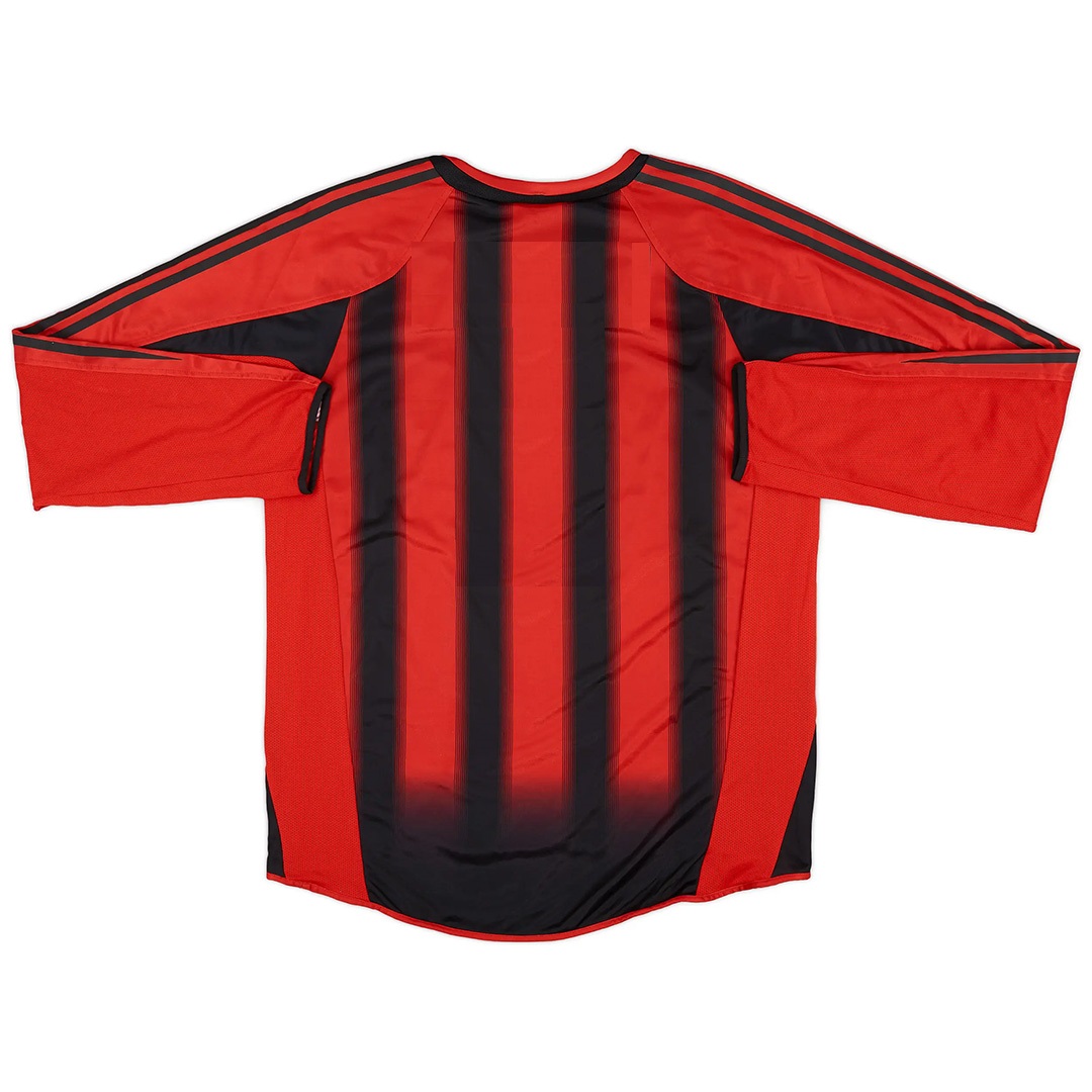 AC Milan Retro Home Long Sleeve Jersey 2004/05