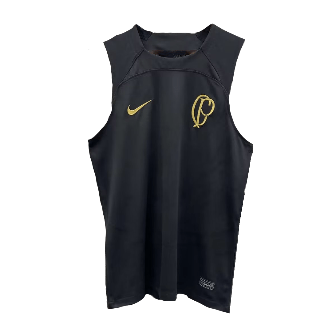 Corinthians Training Vest Black Replica 2023/24
