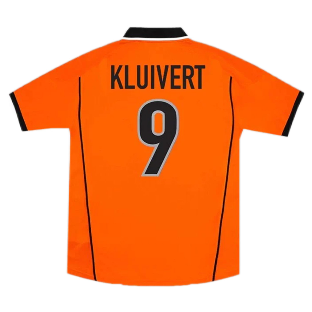 Netherlands KLUIVERT #9 Retro Jersey Home Replica World Cup 1998