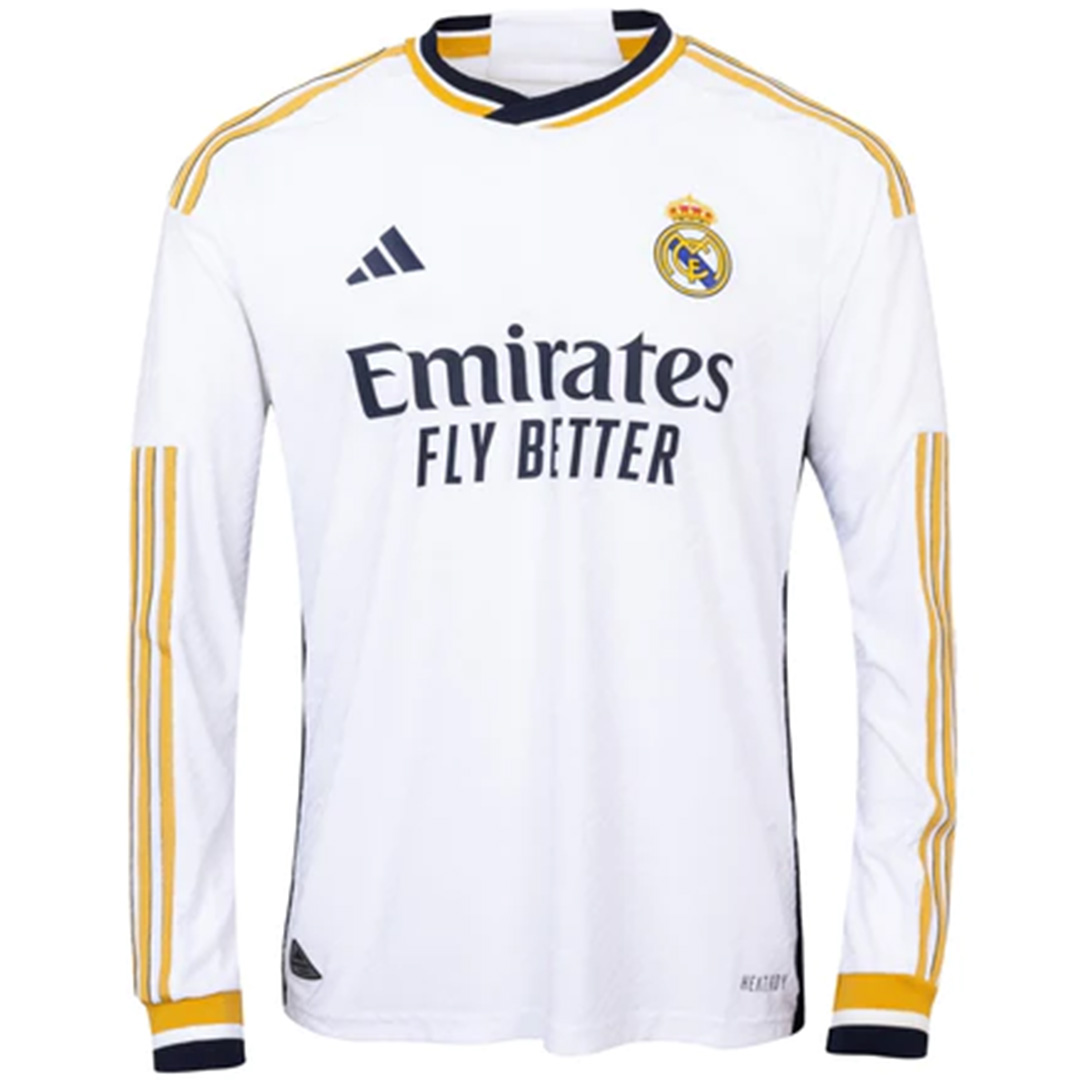 Real Madrid Long Sleeve Home Jersey Player Version 2023/24