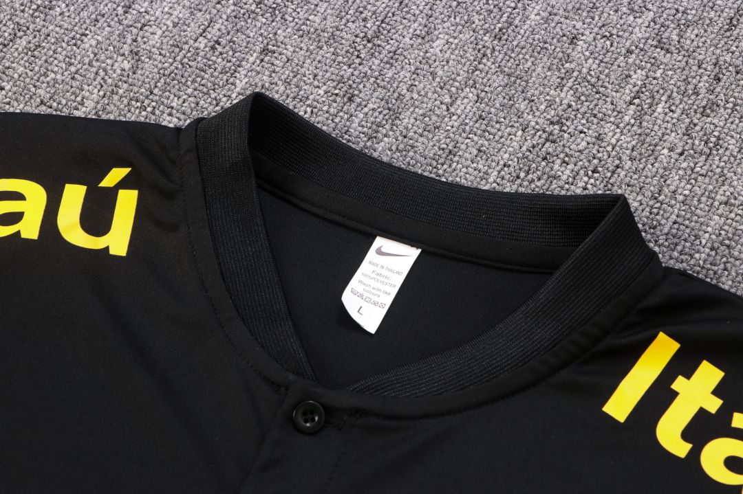 Brazil Polo Shirt Black 2022/23
