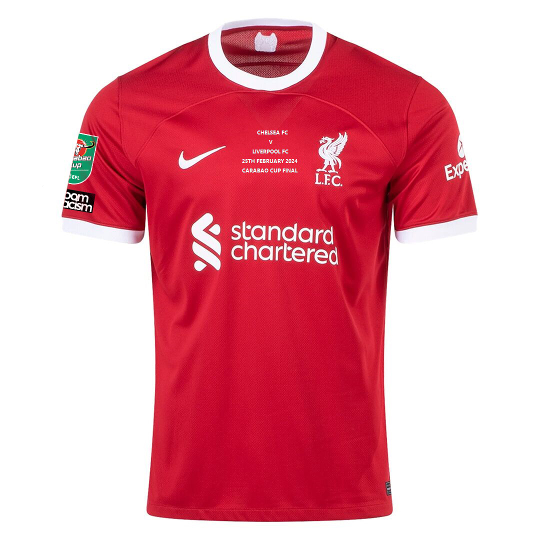 Liverpool Home Carabao Cup Final Jersey 2023/24