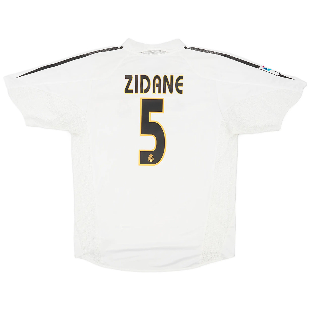 Zidane #5 Real Madrid Retro Jersey Home 2004/05