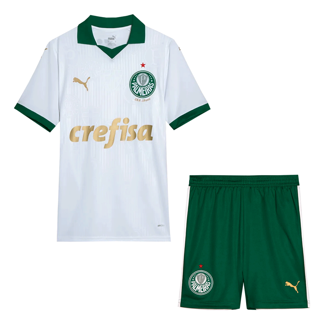 Kids SE Palmeiras Away Kit(Jersey+Shorts) 2024/25