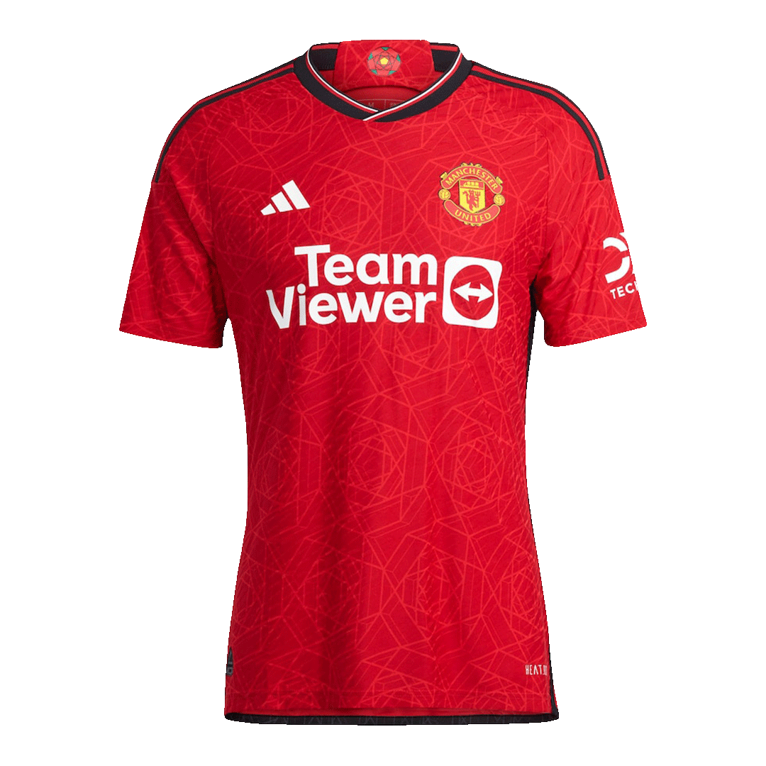 Manchester United Home Player Version Kit Jersey+Shorts 2023/24