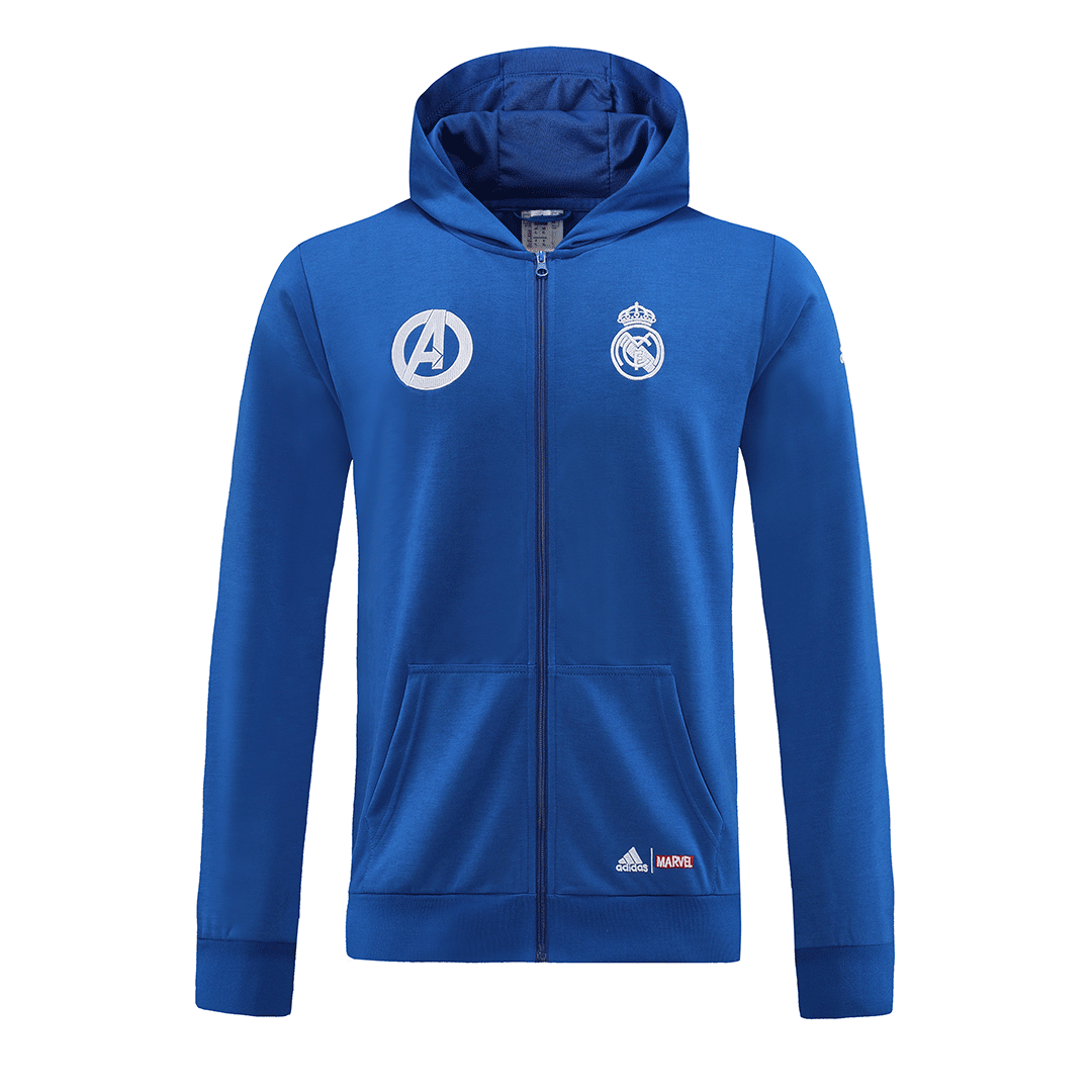Real Madrid x Marvel Hoodie Jacket Blue 2022/23