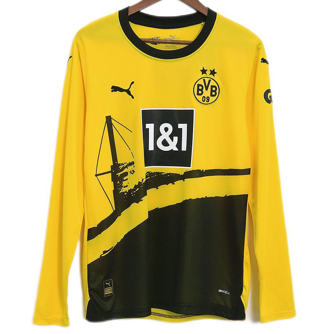 Borussia Dortmund Home Long Sleeve Jersey 2023/24