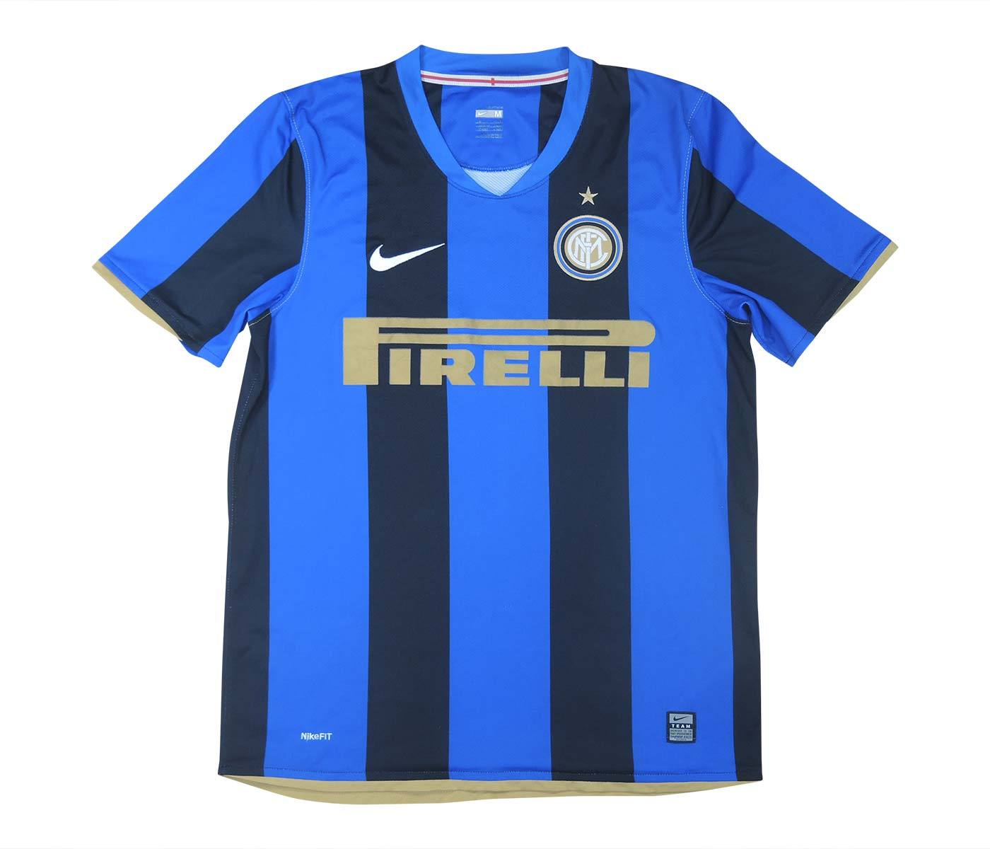 Inter Milan Retro Soccer Jersey Home Replica 2008/09