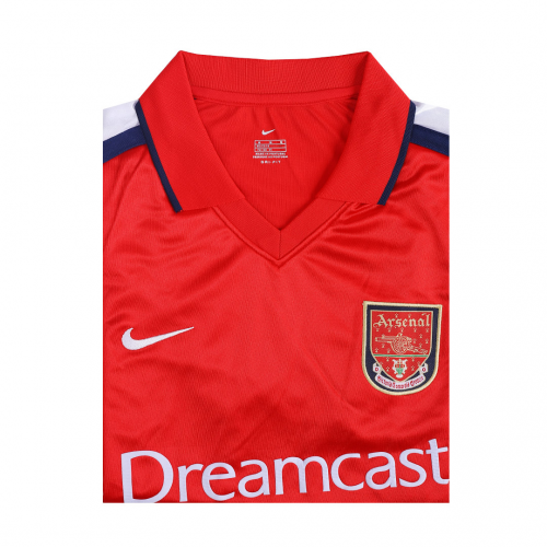 Arsenal Bergkamp #10 Retro Jersey Home 2000/01