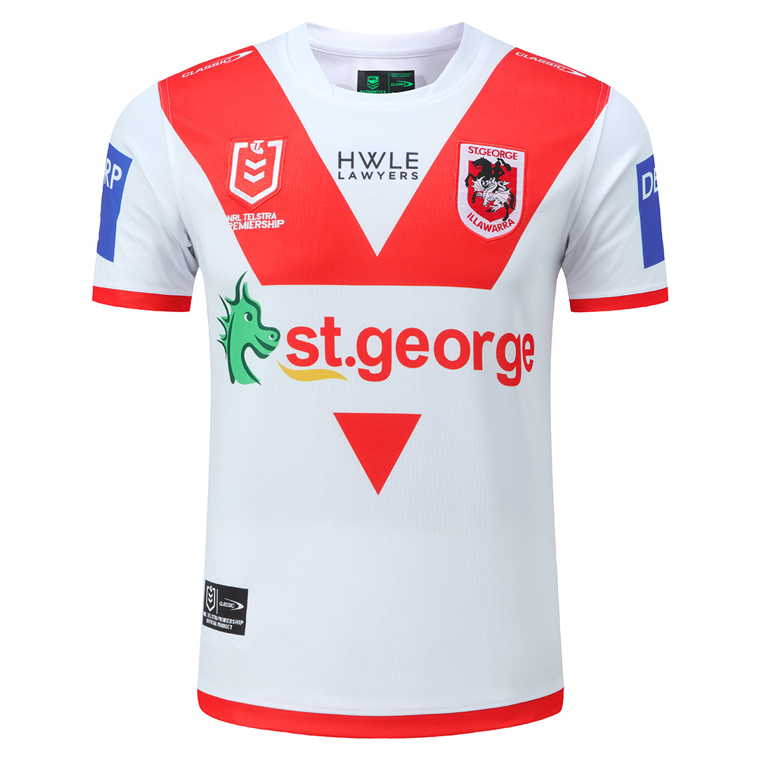 2023 St George Illawarra Dragons Home NRL Rugby Jersey