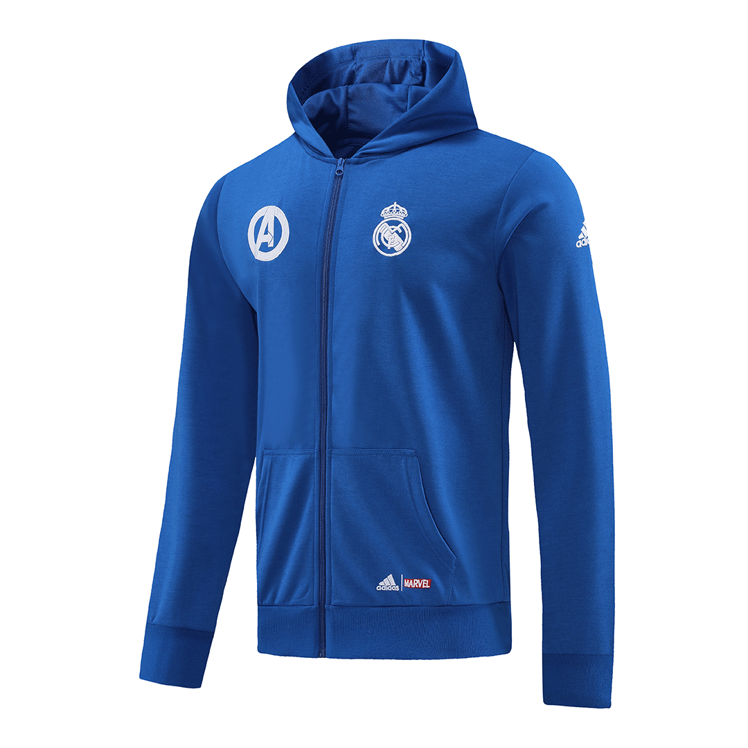 Real Madrid x Marvel Hoodie Jacket Blue 2022/23