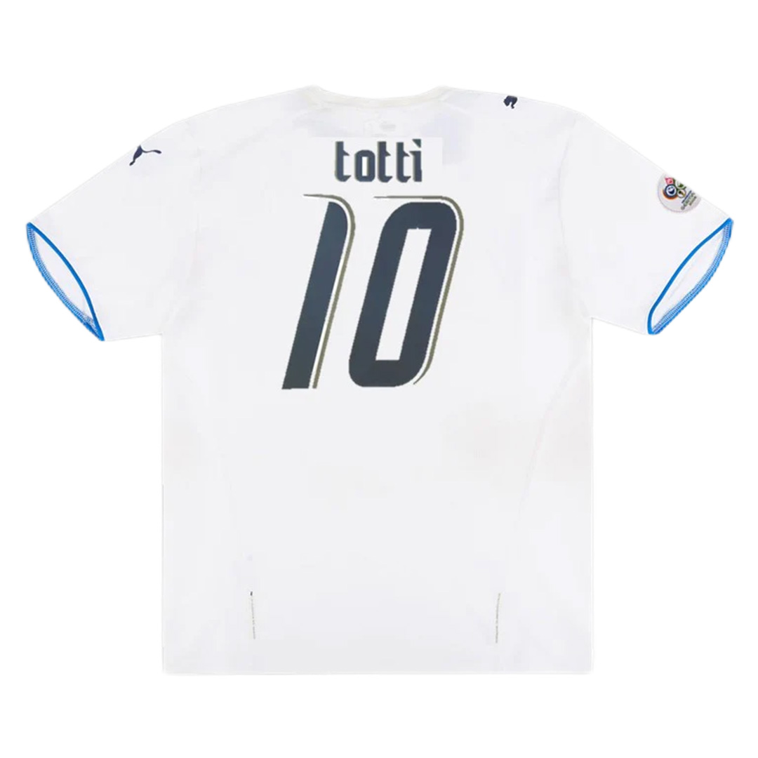 Italy TOTTI #10 Retro Jersey Away Replica World Cup 2006
