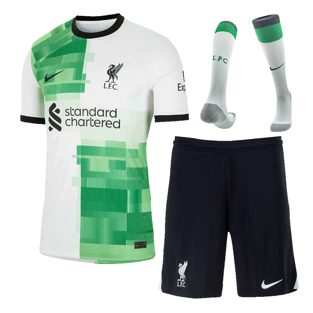 Liverpool Away Whole Kit Jersey+Shorts+Socks 2023/24
