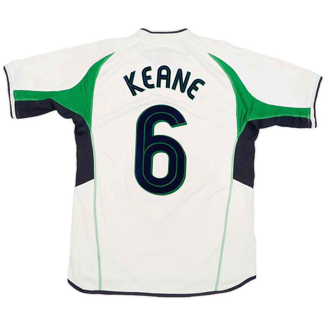 Keane #6 Retro Ireland Away Jersey 2002