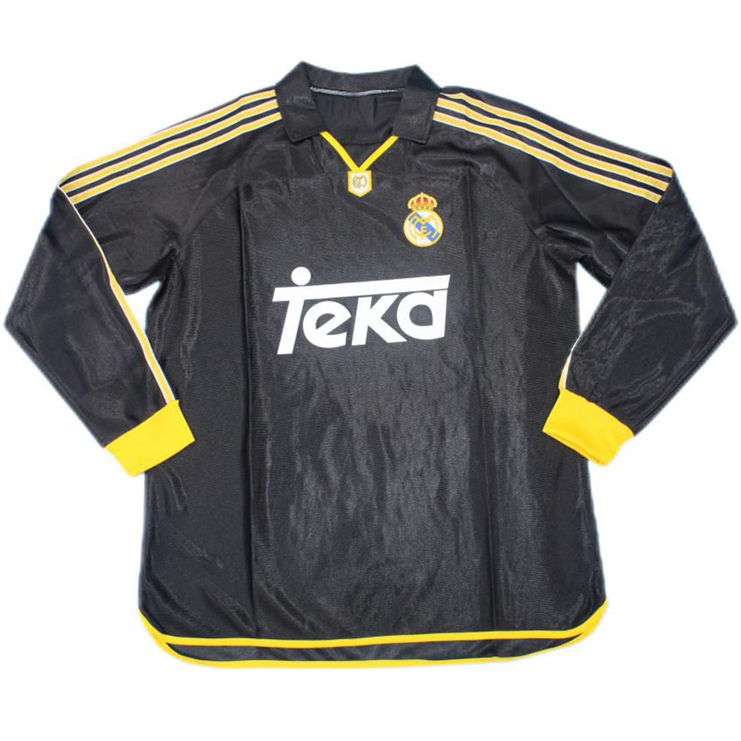 Real Madrid Retro Away Long Sleeve Jersey 1999/01