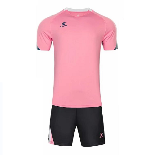 Kelme Customize Team Soccer Jersey Kit (Shirt+Short) Pink - 1004