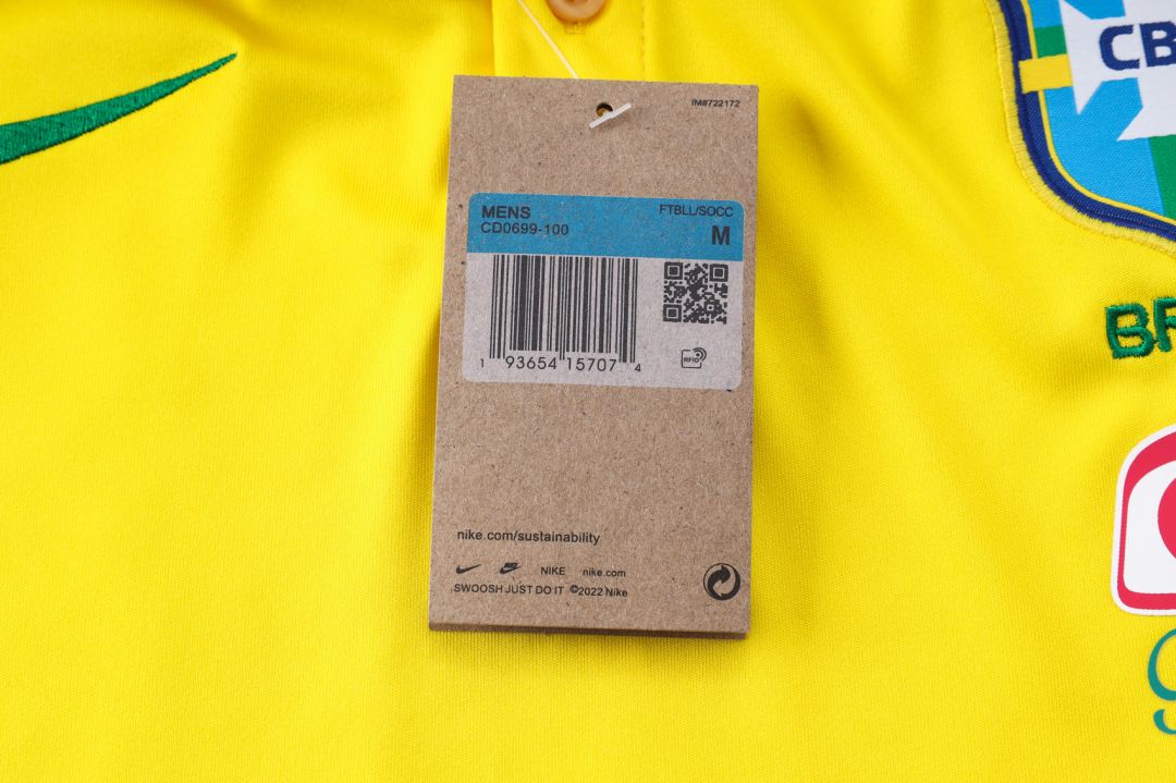 Brazil Polo Shirt Yellow 2022/23