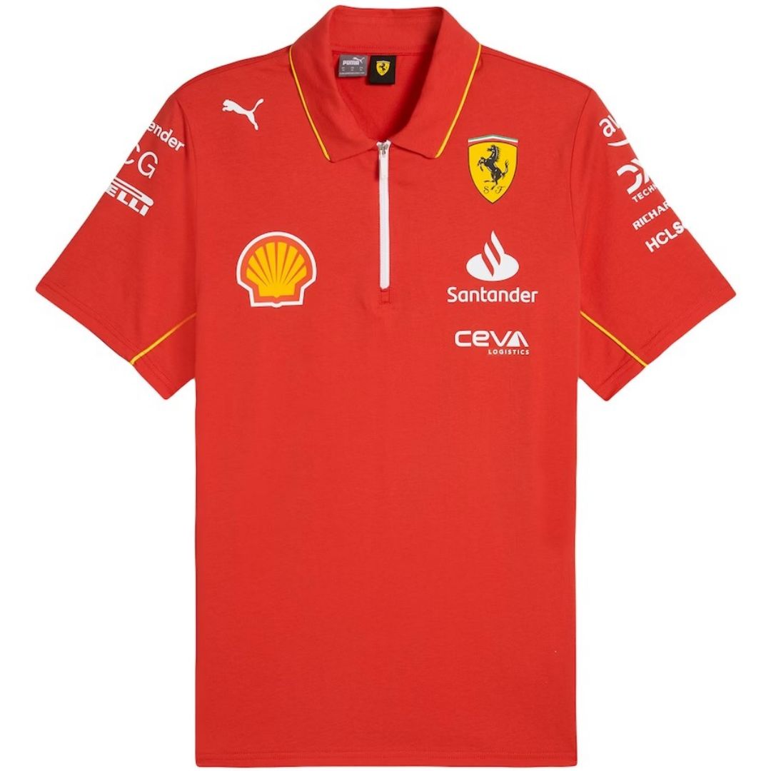 Scuderia Ferrari F1 Racing Team Polo Red 2024