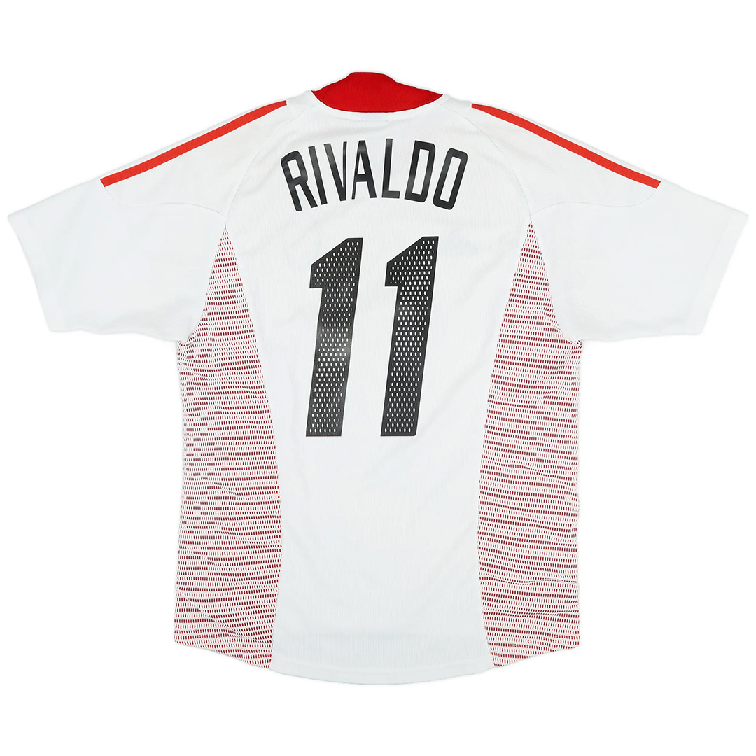 RIVALDO #11 AC Milan Retro Jersey Away 2002/03