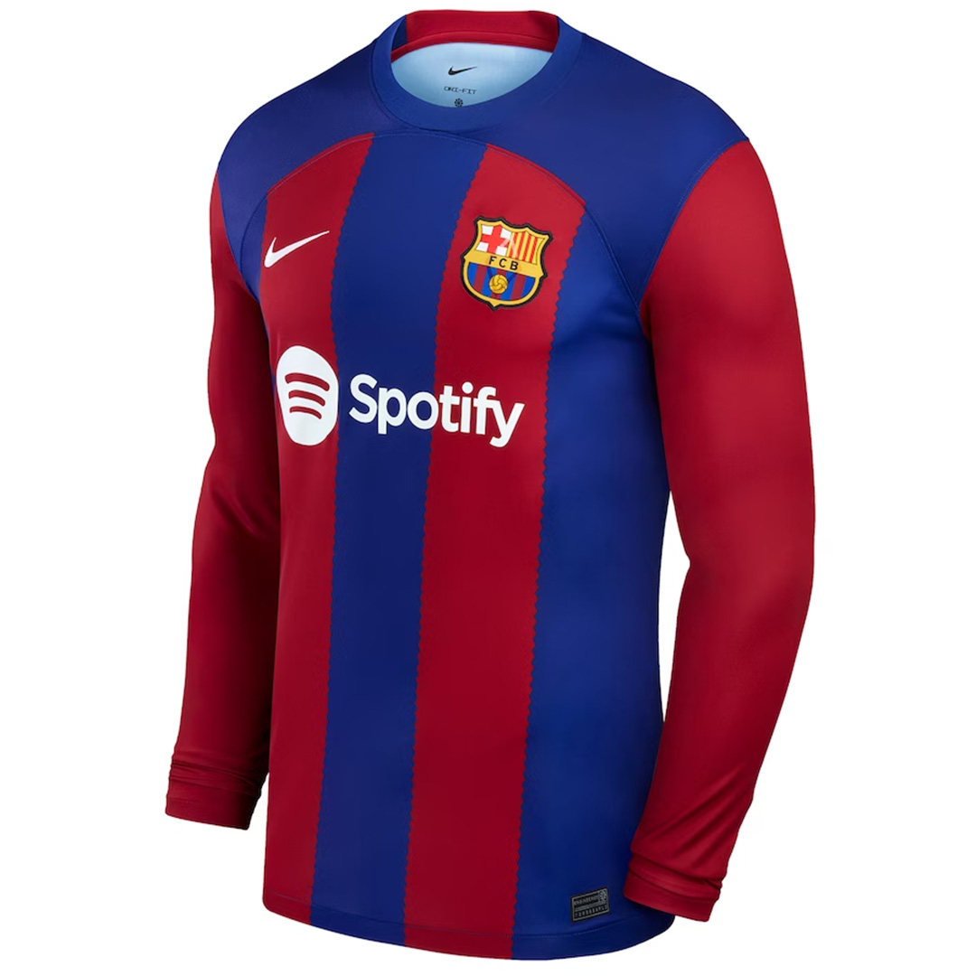 Barcelona Home Long Sleeve Jersey 2023/24