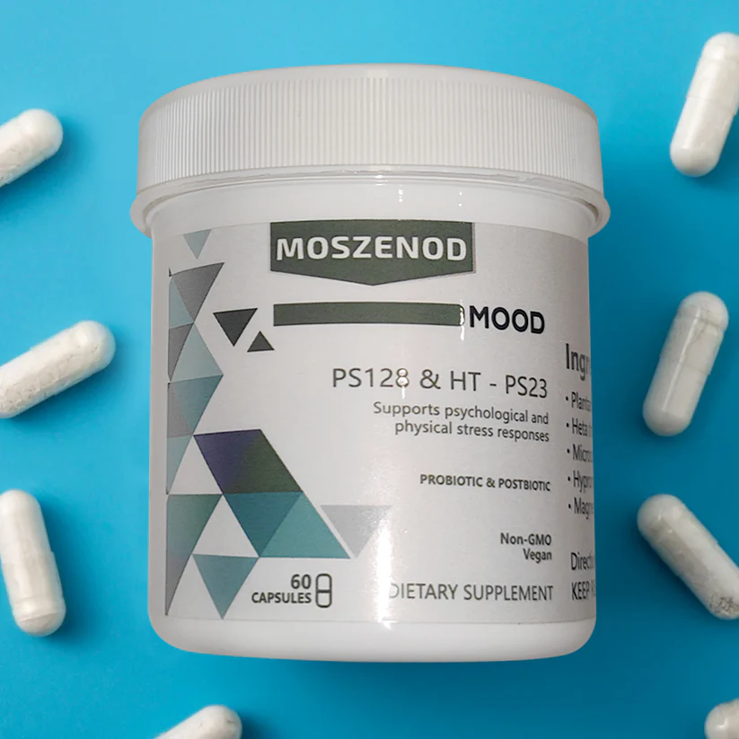 Moszenod® Mood Clinically-backed probiotic duo - L. plantarum PS128 and L.paracasei PS23