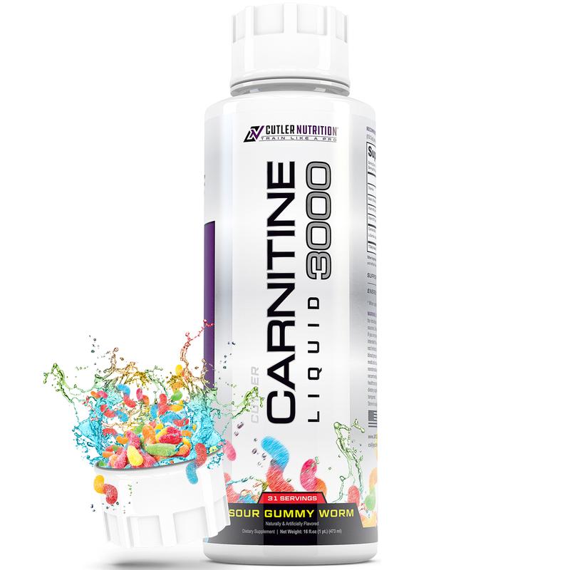 Cutler Nutrition Liquid L-Carnitine Supplement with Acetyl L-Carnitine & L-Carnitine Tartrate Forms - Pre Workout Formula for Optimal Absorption, Energy & Muscle Support