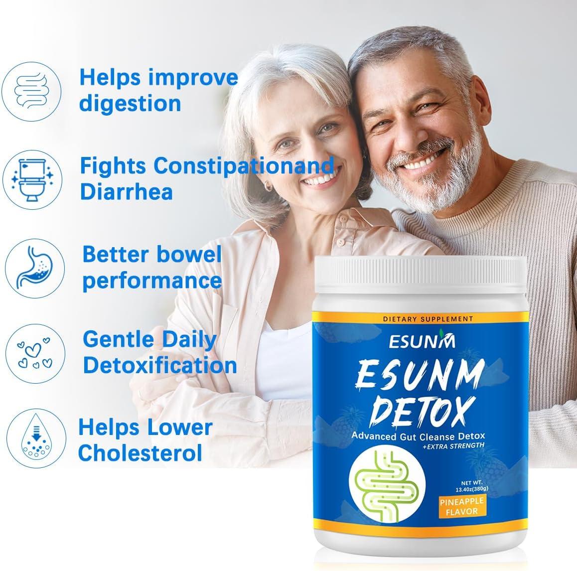 EUSNM Intestinal Tract Extreme Detox Powder Good Digestion Relieves Inflammation Advanced Gut cheanse Detox Extra Strength