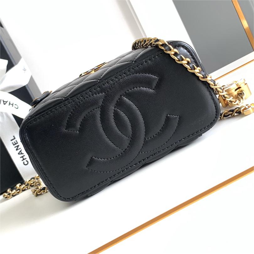 Chanel-Enamel Buckle Box Bag