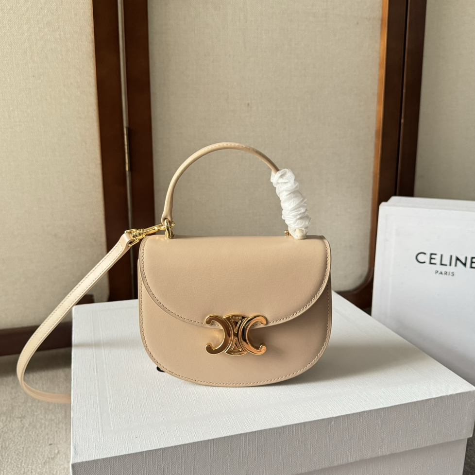 CELINE - Mini Besace Triumphal Arch Shoulder Cross Handbag