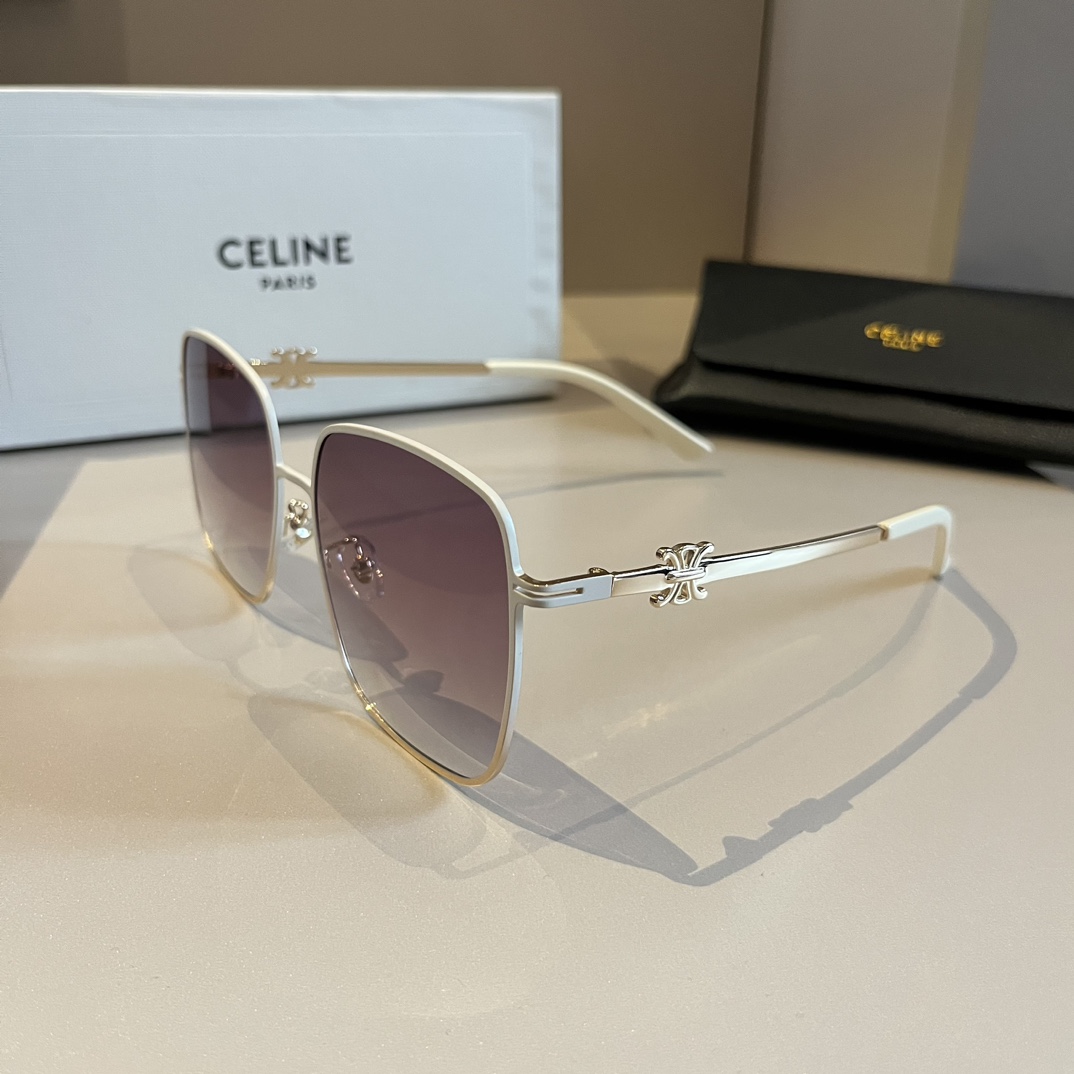 Celine-Large Box Elegant Style Women's Sunglasses