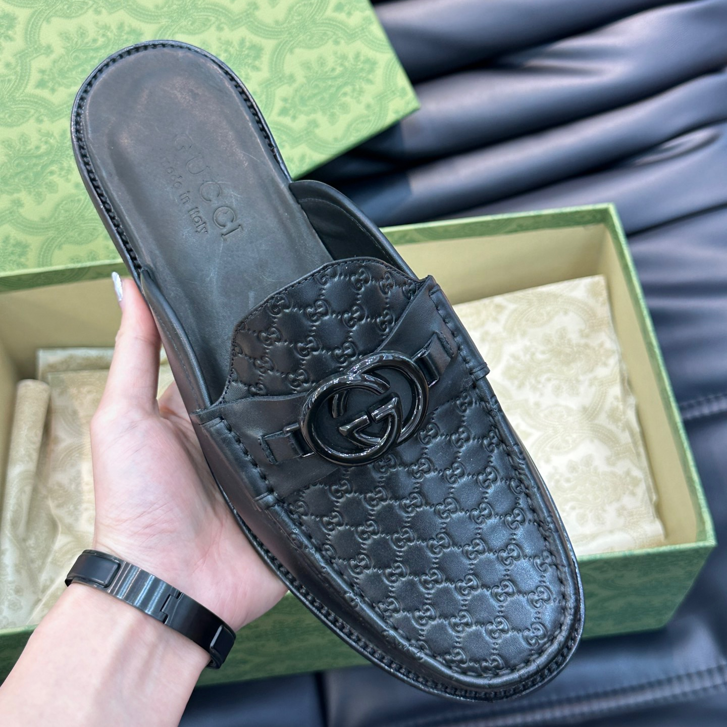 Gucci-Men's  slippers