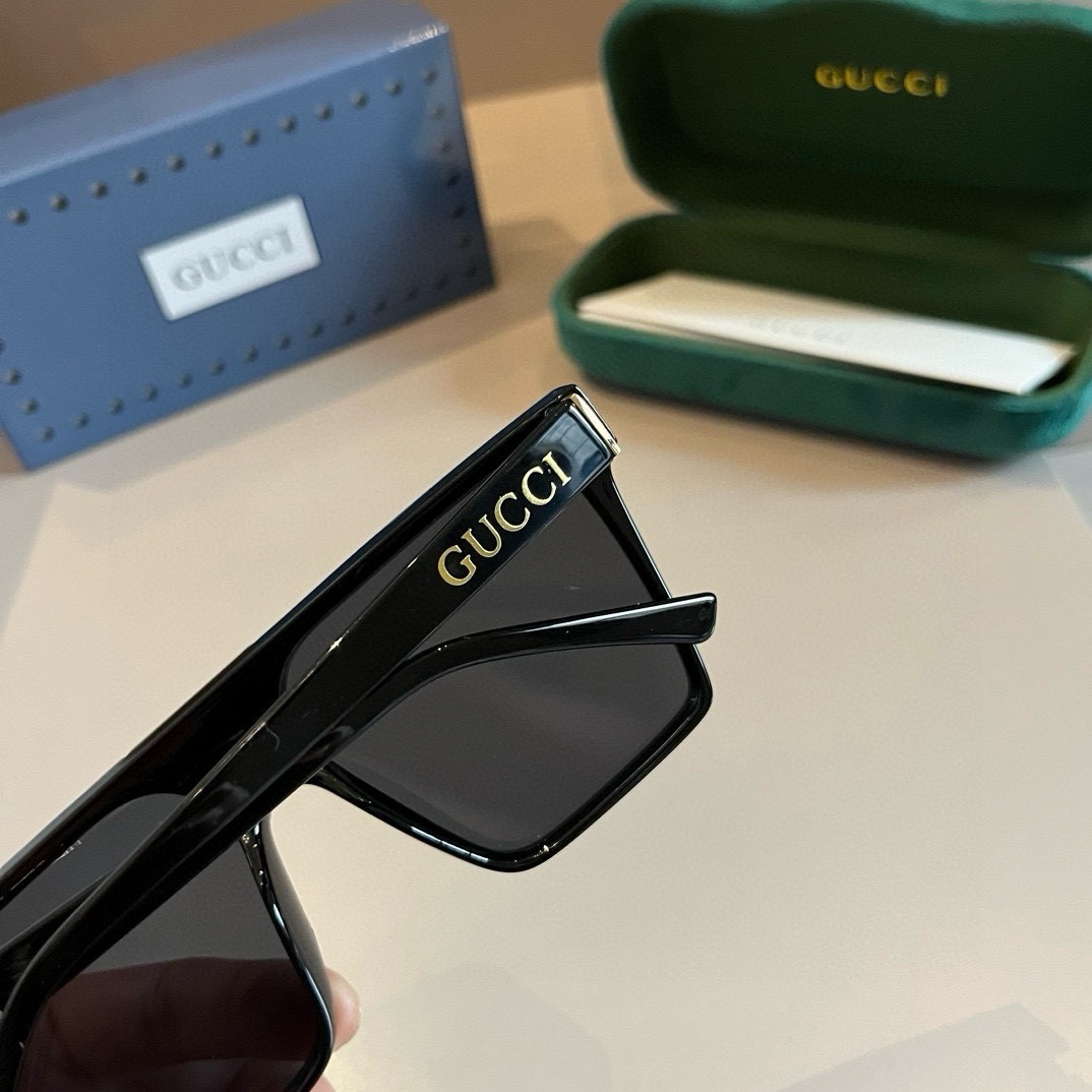 Gucci-Men's Large Box Design Fashion Sunglasses