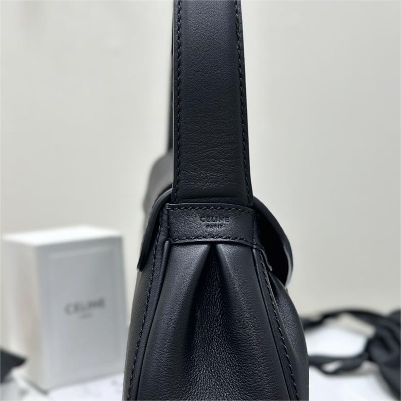 Celine-POLLY Medium Soft Cow Leather Handbag