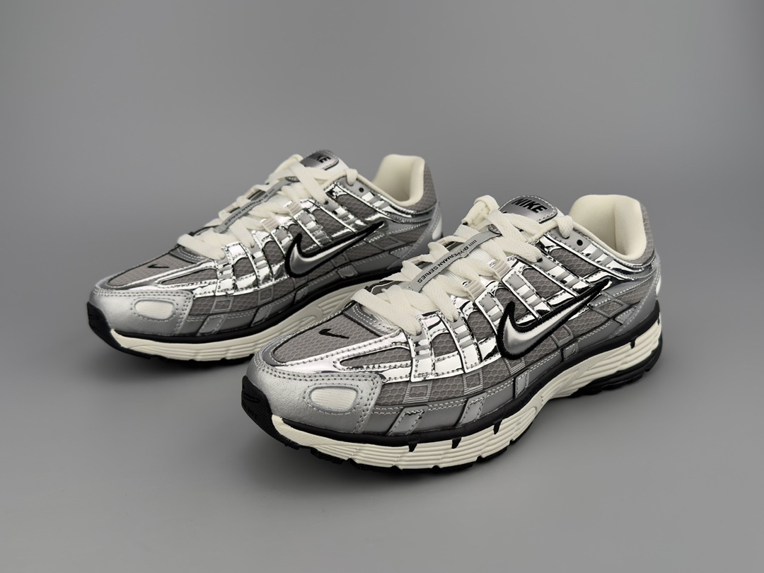 Nike Men's P-6000 Metallic Silver