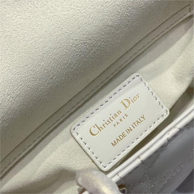 DIOR-Lady D-Joy Ultra Mini White Handbag