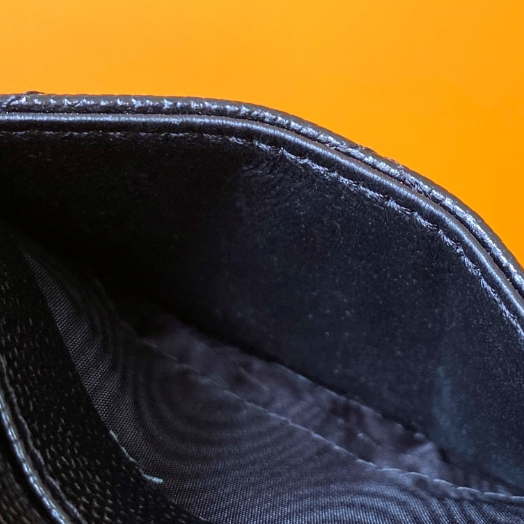 YSL-Bull Skin Ball Pattern Clip Bag