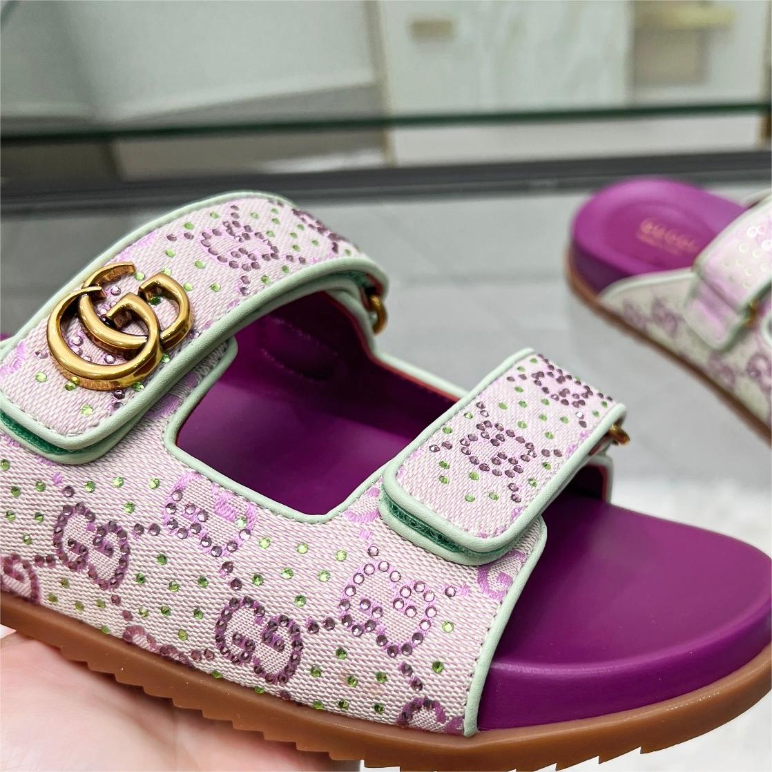Gucci-2024 New Magic Button Sandals