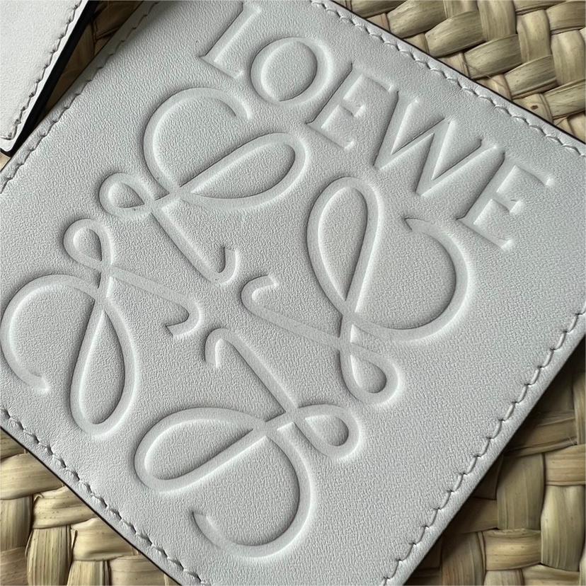 LOEWE-Palm leaf and cowhide leather Basket handbag