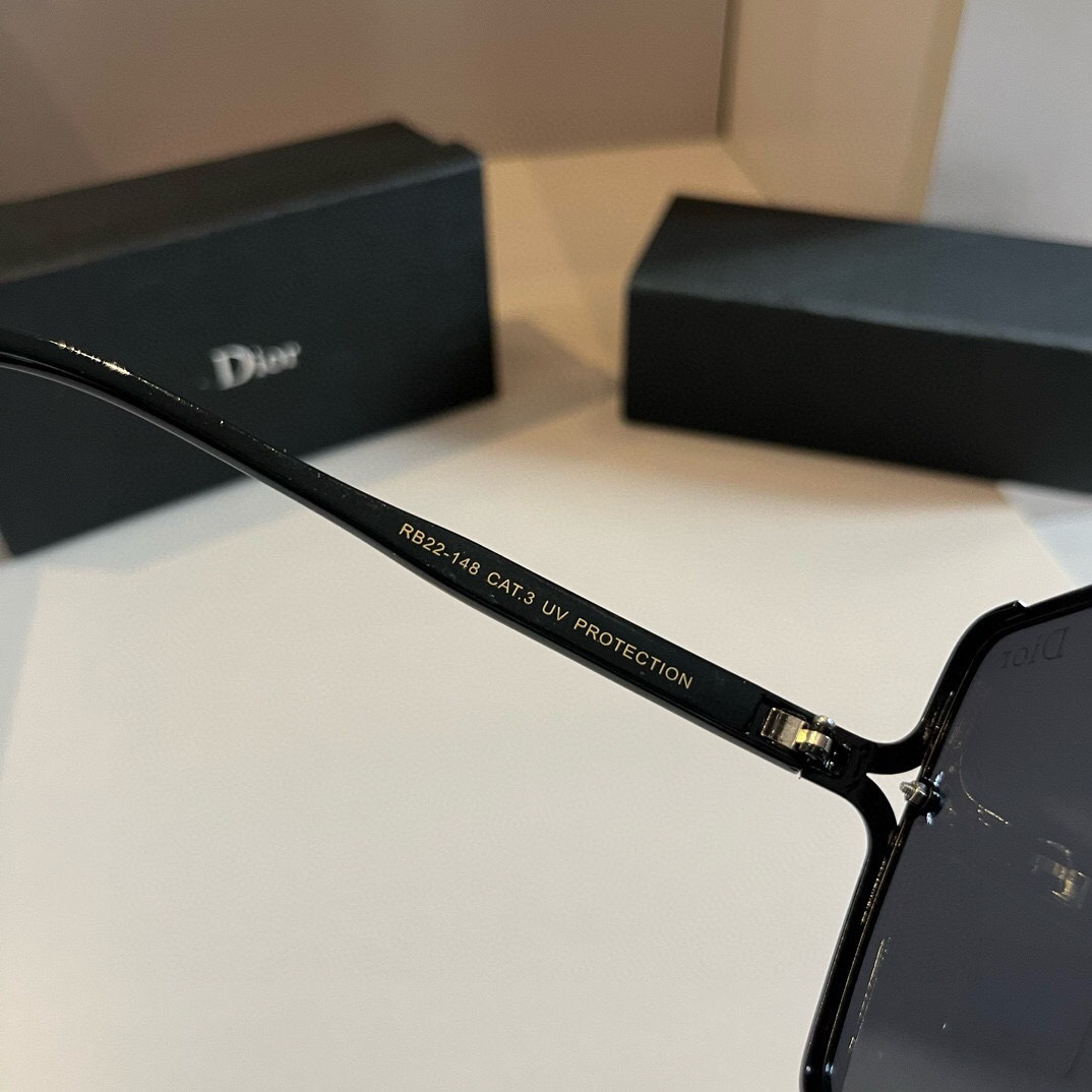Dior-new large square polarizer sunglasses