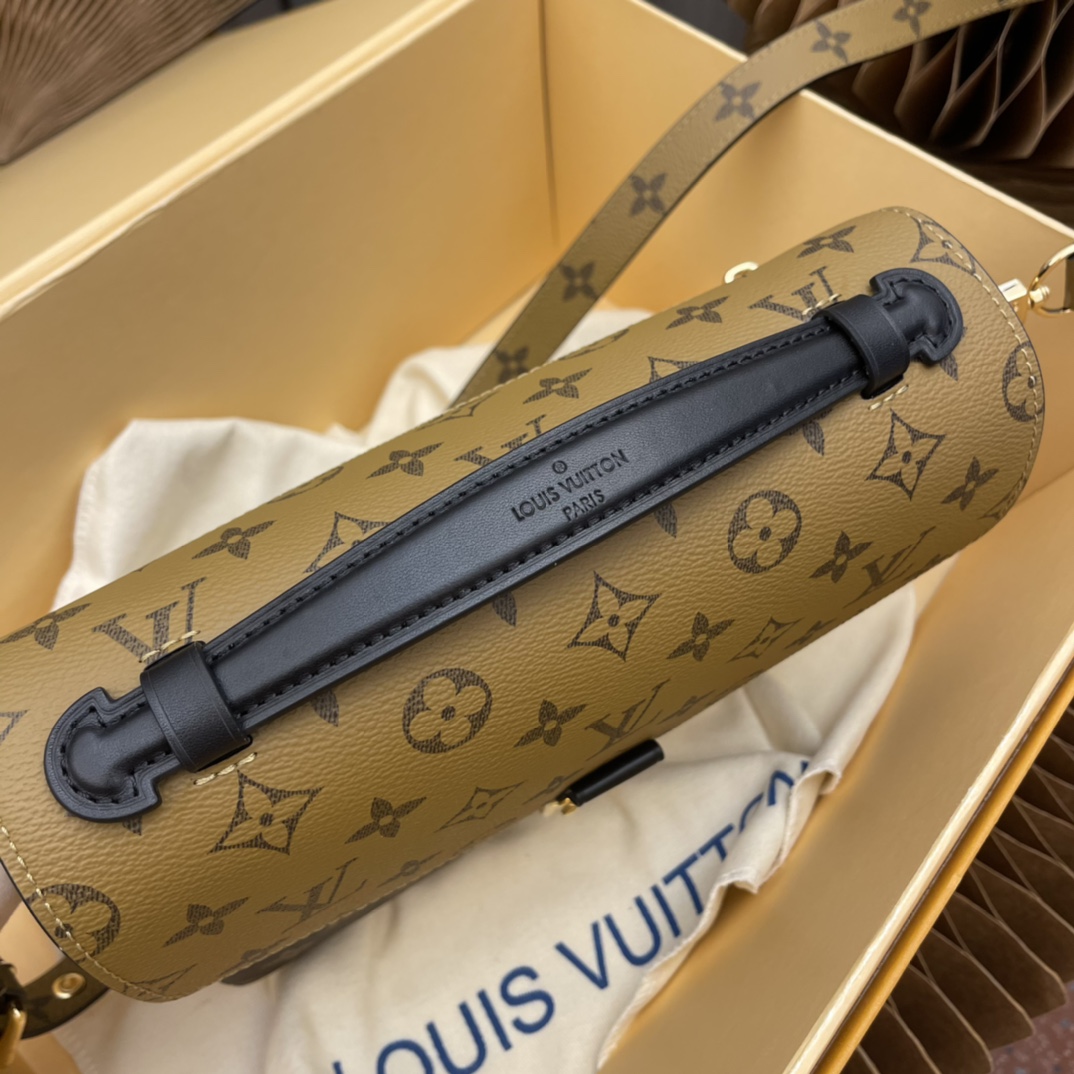 LV-Yellow Flower Metis Classic Postman Bag