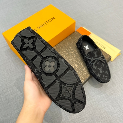 LV-Denim Black Bean Shoes