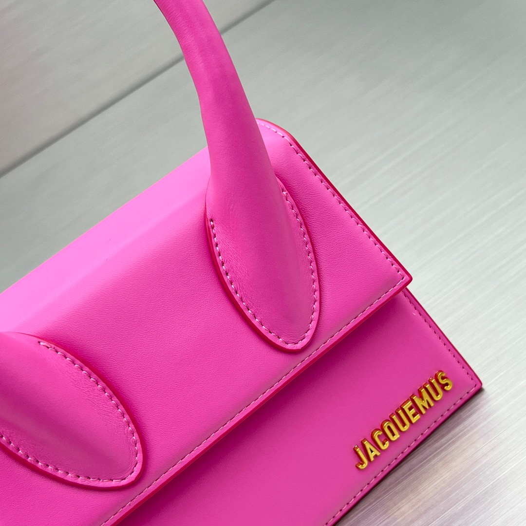 Jacquemus-Pink Lipstick Hand Bag